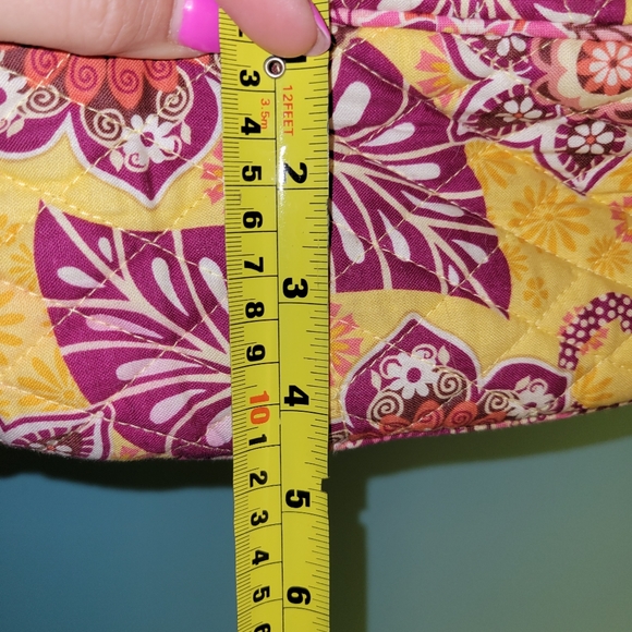 Vera Bradley Bali Gold One Strap Shoulder Bag & Wallet - Picture 8 of 8